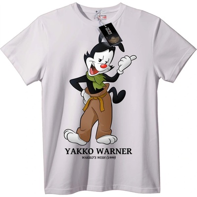 NOONEBRAND Тениска Yakko Warner карикатура - 2XL, Black