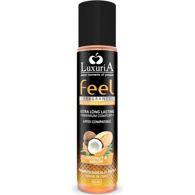 Лубрикант с аромат на кокос и пъпеш, дълготраен - Luxuria Feel 60ml (D-224122)