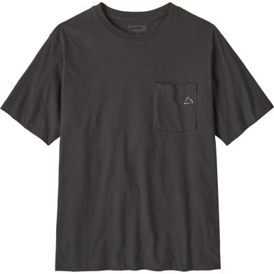 Patagonia Мъжка тениска Patagonia Fitz Roy Massif Pocket Tee T-shirt - Ink Black - размер XL (217-0786-0214)
