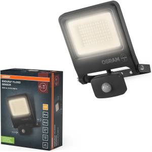 OSRAM ENDURA Flood Sensor Outdoor Spotlight 50W 3000K Gray IP65 - 4099854659577