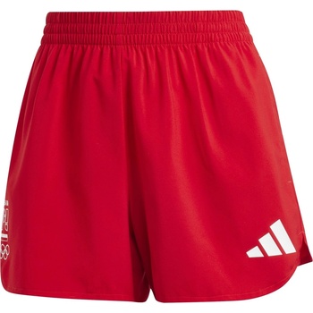 adidas Анцуг Adidas Women's Noc Plvn Woven Tracksuit Shorts - Better Scarlet