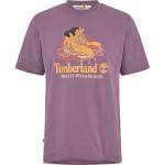 Timberland Тениска Timberland Men's Front Boot Graphic Regular Fit T-Shirt - Vintage Violet