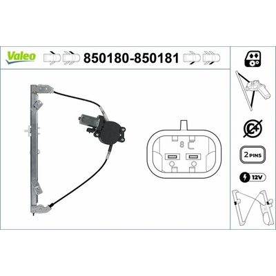 Zvedací zařízení oken VALEO 850181