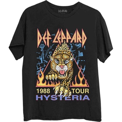 Def Leppard Hysteria '88 (Back Print) Black L Риза (DEFLTS24MB03)