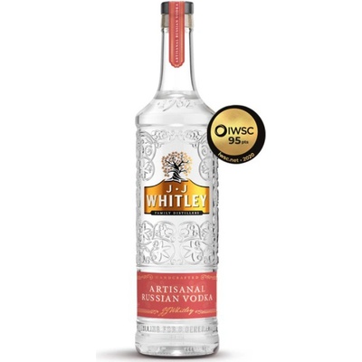 JJ Whitley Artisanal Vodka 38% 0,7 l (holá láhev)