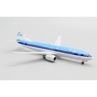 JC Wings B737-8K2WL KLM Royal Dutch Airlines Retro 90 Years Anniversary Colors Named Zwaan Swan 1:400