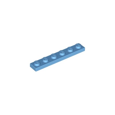 Lego 3666 Medium Blue Plate 1 x 6