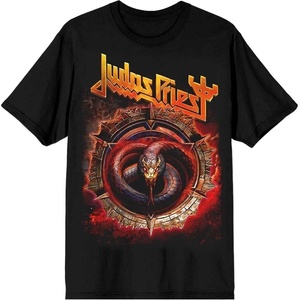 Judas Priest The Serpent Тениска с къс ръкав Black 2XL (JPTEE31MB05)