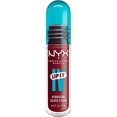 NYX Professional Makeup Lip IV Hydrating Gloss Stain lesk na rty Hnědá 5 ml – Zbozi.Blesk.cz