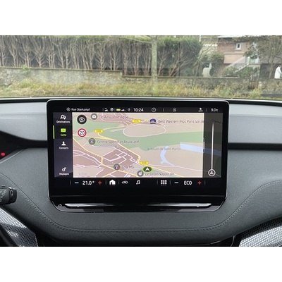 Tvrzené sklo BROTECT AirGlass pro infotainment Škoda Enyaq IV50 2022-2023 10 palců – Zboží Živě