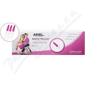 Adiel Midstream těhotenský test 3 ks