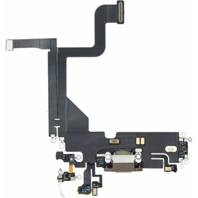 Apple iPhone 13 Pro nabíjací konektor port, flexibilný kábel / nabíjací konektor flex zlatý