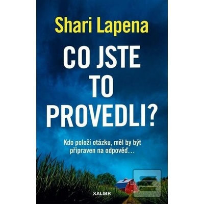 Co jste to provedli?