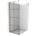 Mexen Kioto L душ панел Walk-in 70 x 200 см, черна решетка, четкана мед - 800-070-103-65-77 (800-070-103-65-77)