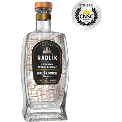 Radlík Hruškovice 45% 0,5 l (holá láhev)