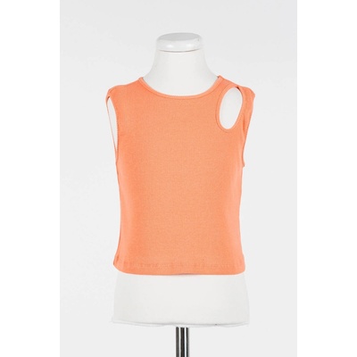 Twinset tílko s průstřihem oranžové