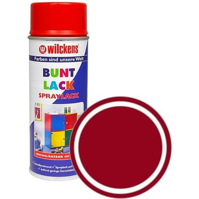 Wilckens syntetická farba vysoký lesk 400 ml červená