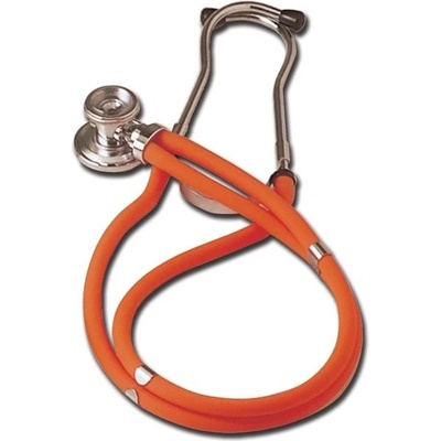 GIMA JOTARAP 5v1, Stetoskop pre internú medicínu, dvojhlavový, dvojhadičkový, oranžový
