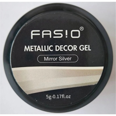 Fasio metallic decor gél Mirror Silver 5g