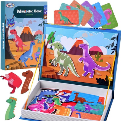 Jokomisiada Magnetické puzzle Dinosaurus 36 dielikov ZA4408