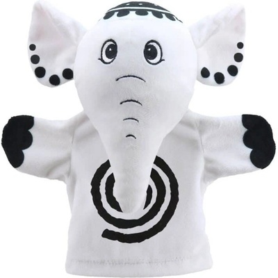 The Puppet Company Моята първа кукла в черно и бяло Слонче, 21 см