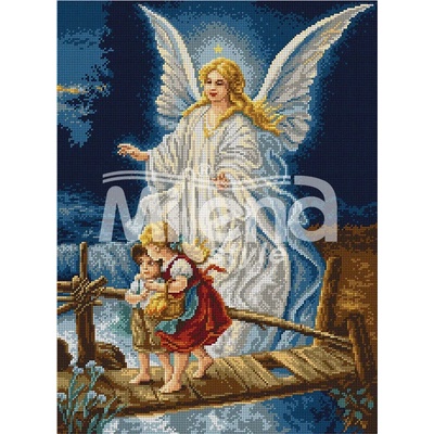 Milena Style Ангел-пазител - гоблен с щампа с конци Ariadna