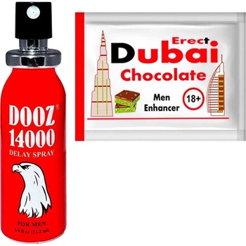 Дубайски Шоколад за Ерекция + dooz 14000 Спрей за Задържане