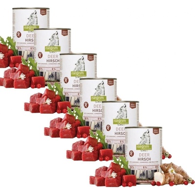 Isegrim Dog Adult Deer with Sunchoke Cowberries & Wild Herbs 6 x 400 g
