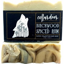 Cellar Door Bath Supply Co Birchwood + Spiced Rum tuhé mýdlo 142 g