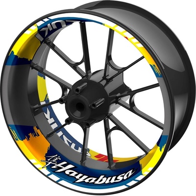 SEFIS dvojdielne polepy na kolesá SUZUKI GSX-R 1300