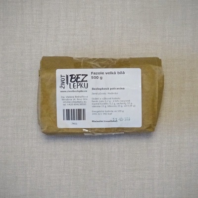 Život bez lepku Fazuľa veľká biela 0,5 kg