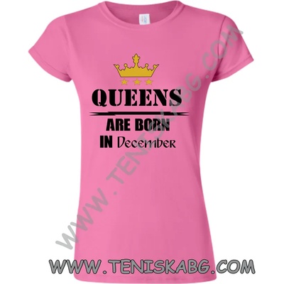 Fruit of the Loom Закачлива тениска - Queens are born