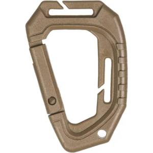 Mil-Tec Тактически пластмасови карабинери Molle койот 2 бр (15922505)