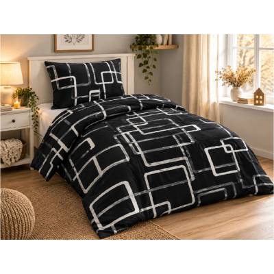 Jerry Fabrics Mikro flanel obliečky Štvorec 140x200 70x90