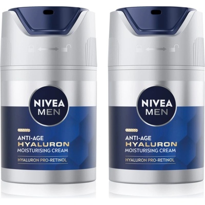 Nivea MEN Hyaluron Pro-Retinol крем против бръчки изгодна опаковка за мъже