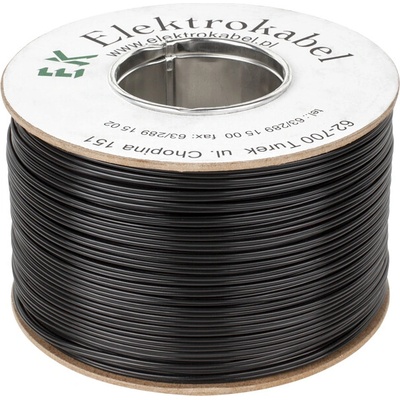 Elektrokabel SMYp 2 x 0,22 mm černý 300 m L-KAB0570