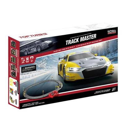 Top Turbo Audi Състезателна Писта с Кола 1: 43 194см