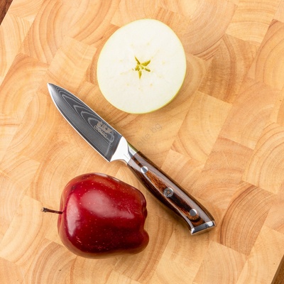 Gudaro - Дамасков кухненски нож FENG 3, 5", 67 слоя стомана, дължина 9, 5 cm (GU0003)