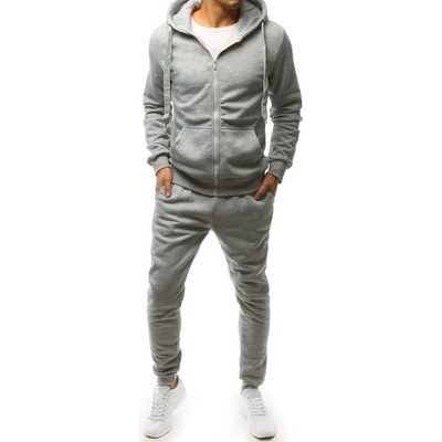 Dstreet pánská tepláková souprava Jevan světle šedá