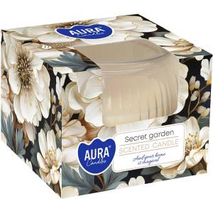 BISPOL Ароматна свещ Bispol Aura - Secret Garden, 80 g (sn69-365)