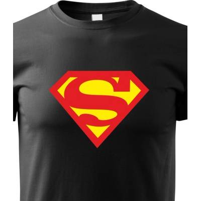 Dětské tričko Superman ČernáCanvas Dětské tričko Bezvatriko.cz 101012