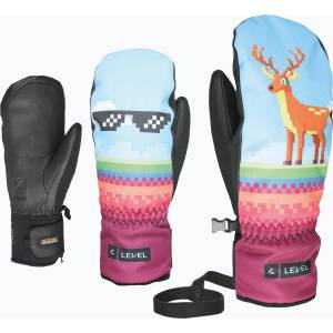 Level Детски скиорски ръкавици Level Vertigo Mitt Teen sky blue