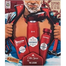 Old Spice Whitewater : deodorant 150 ml + deostick 50 ml + sprchový gel 3v1 250 ml + domino