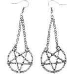 KILLSTAR обеци KILLSTAR - Broken Seal Pentagram - Сребро - KSRA009540