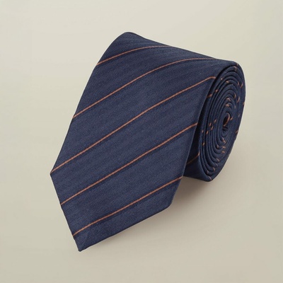 Charles Tyrwhitt Silk Stripe Tie Royal Blue
