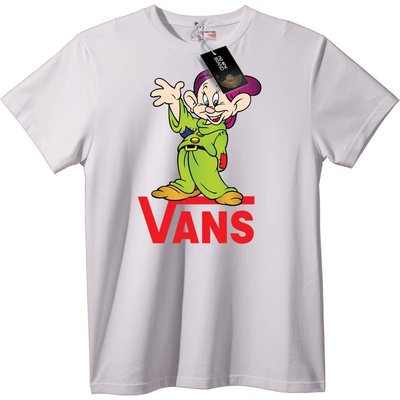 NOONEBRAND Допи Vans Карикатурна Тениска - 2XL, Black