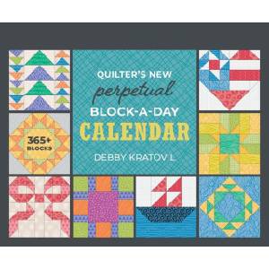 C&T Publishing Quilter's New Perpetual Block-A-Day Calendar | Debby Kratovil
