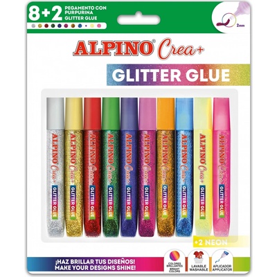 Alpino Crea třpytivé lepidlo 10 ks