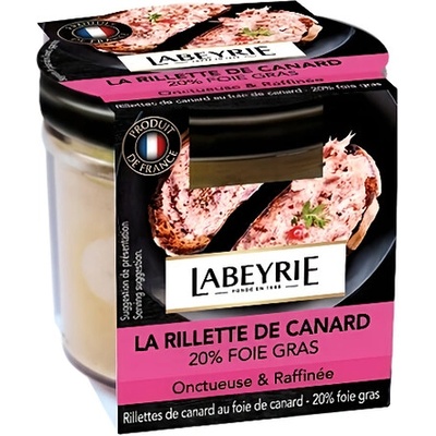 Labeyrie Kachní rillettes s foie gras 90 g