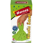 Heroes Пясък за игра в кутия Heroes - Зелен цвят, 1000 g (KUM-002.3) - baby